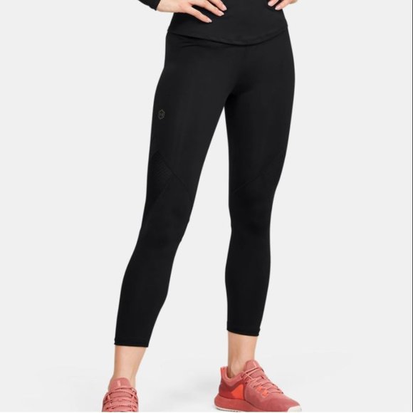 Under Armour Rush HeatGear Crop Workout Leggings - Picture 1 of 5